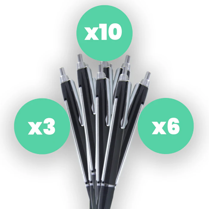 Rolling Paper Pen Bundle (Black)